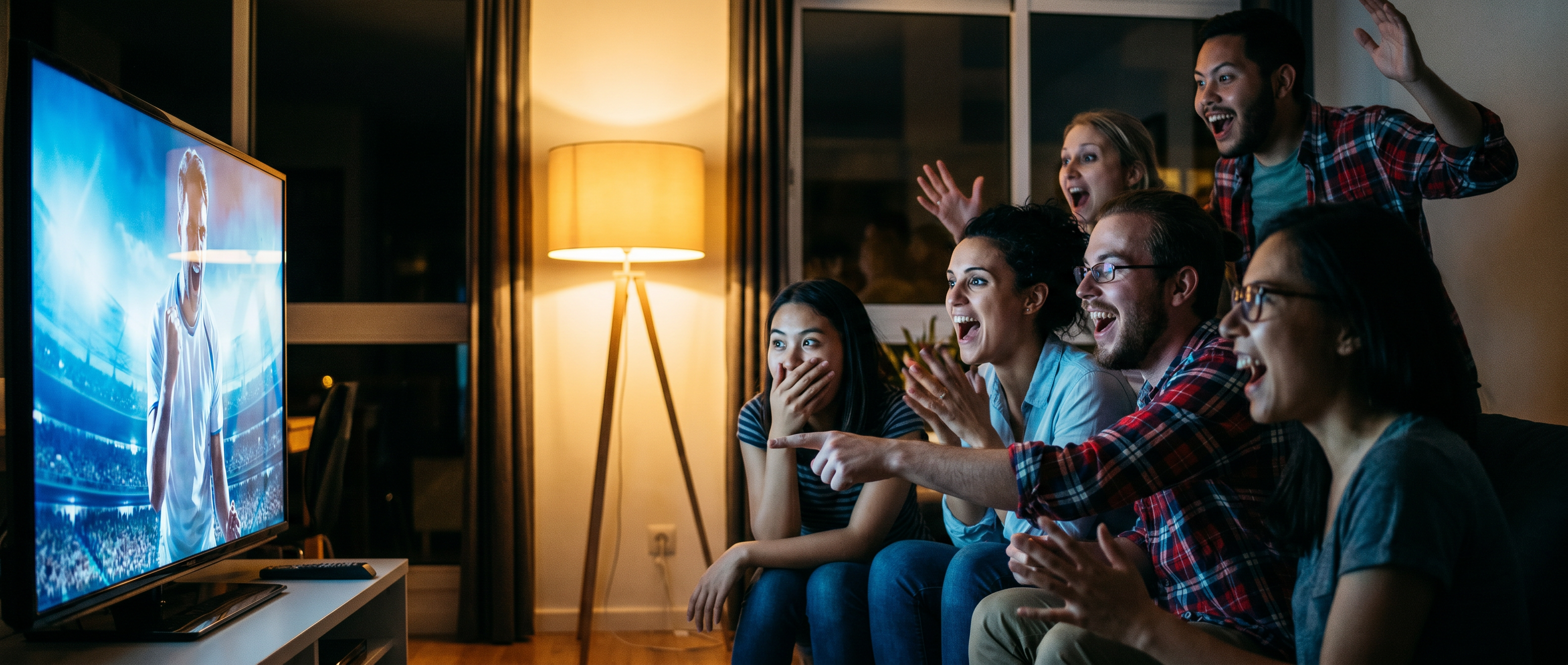 Friends reacting to content together
